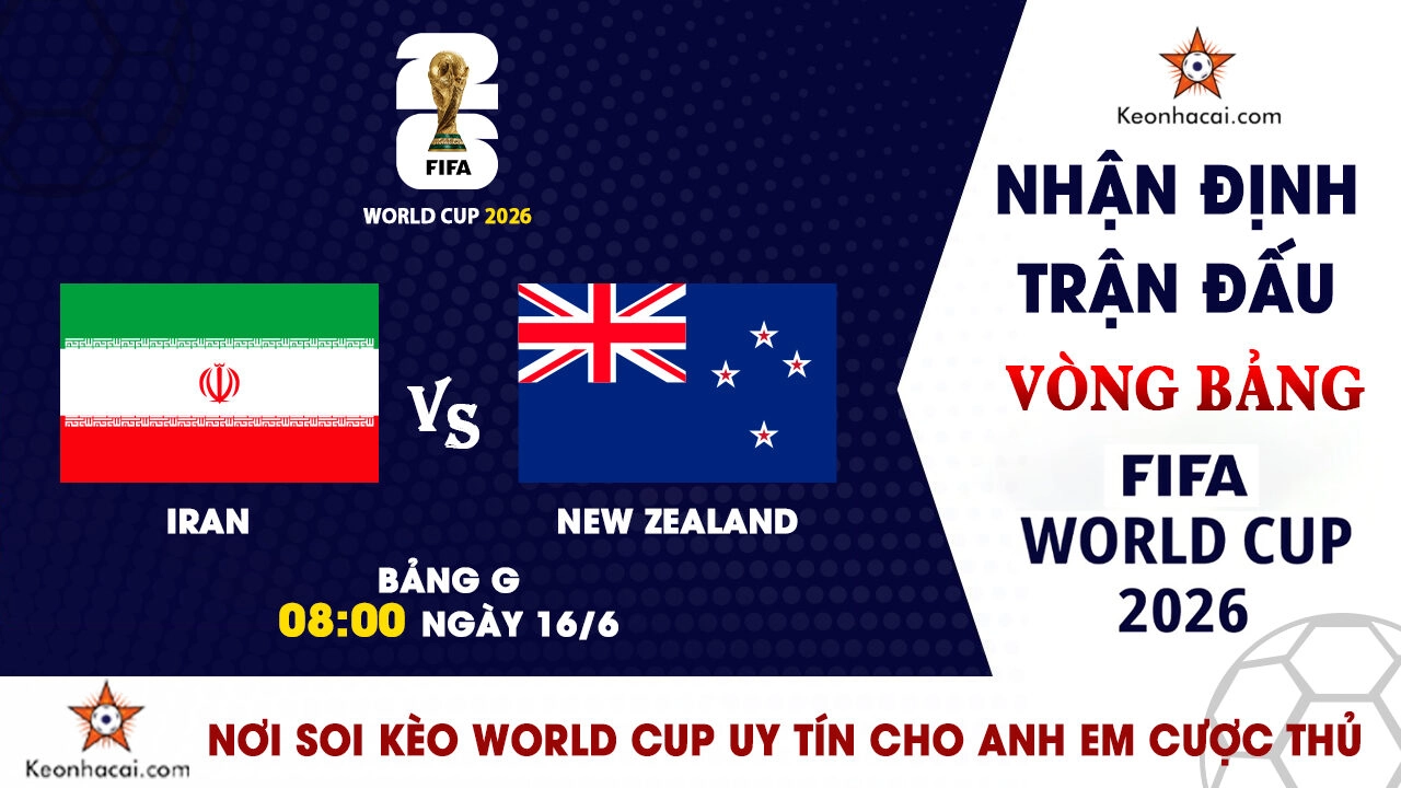 Nhận Định Iran vs New Zealand, 08h00 Ngày 16/6: Chờ sức mạnh Team Melli